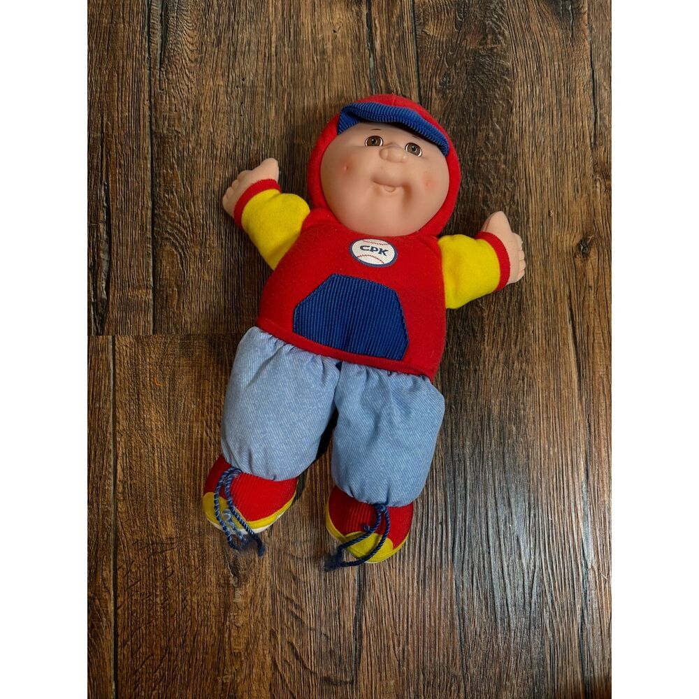 Cabbage Patch Kids CPK Boy Baseball Doll Mattel 1995